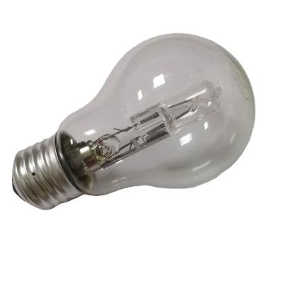 China Turkey Market Indoor Decorative CE Approved ECO Halogen Bulbs 220v 28W 42w 53w 70w 100w A55 ECO Halogen Lamp for sale