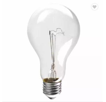 China A19 A55 A60 220V 60W E27 Iron Clear Vintage Edison Filament Incandescent Lamp Bulb for sale