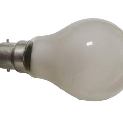 China Unique Frosted Iron A19 E27 220V 25W 60W Incandescent Lamp Vintage Light Bulbs for sale