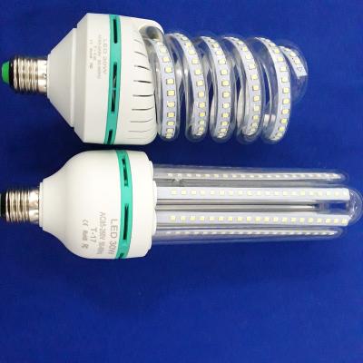 China Residential 85-265v SMD2835 e27/e14/b22 led lamp u/full energy saving spiral 5/7/9/12/16/20/24/30w led cfl corn light for sale