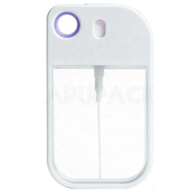 China New Design Cosmetic Gel Hand Sanitizer Credit Card Spray Bottle Perfume Dispenser 35ml for sale