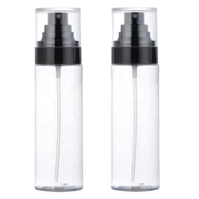 China 80ml 100ml Cosmetic Private Logo ACP Clear Pet Makeup Setting Spray Bottles Facial Mist Bottle Fine Mist Spray Bottle for sale