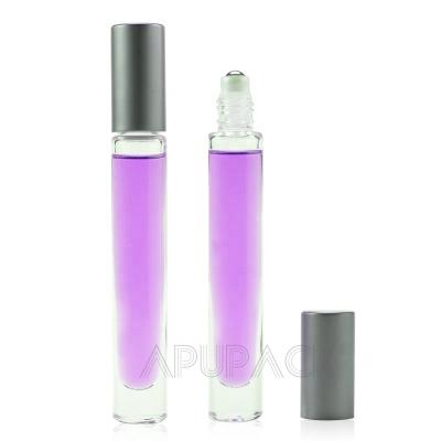 China 10ml Base Cosmetic Thick Cylinder Roller Perfume Bottle Slim Unique Luxury Wholesale Empty Perfume Bottles for sale