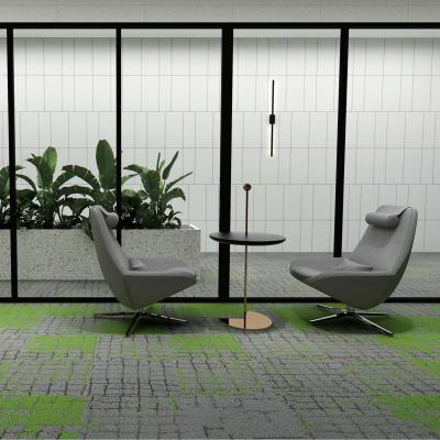 Cina commercial tile carpet for office carpet tiles 50x50 Nylon/pp medium pile in vendita