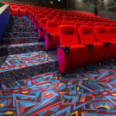 中国 Cinema Carpet Hotel Casino Carpet Outdoor Pocket Fireproof Cinema Movie Hall Carpet Rug 販売のため