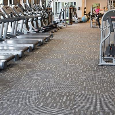 Cina Industrial Gym Fitness Center Carpeting Garage Carpet Rugs Carpet Tiles in vendita