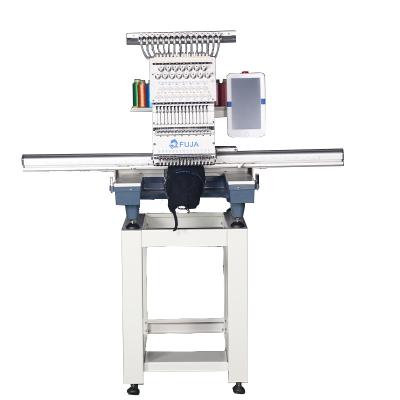 China FUJA Hat/Shirt/Flat/3D/sequin/Cording/Beading/Chenille High Speed ​​Single Head Multi Needles Embroidery Machine For Sale for sale