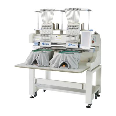 China Automation Needles Embroidery Making Machine / Multi Heads Special Structure Two Garment High Efficiency for sale