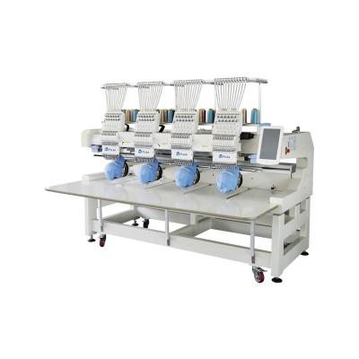 China Garment Shops Flat Embroidery Automatic Color Changing Thread Finished Garment Integrated Hoop Embroidery Machine for sale