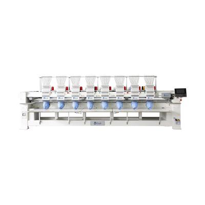 China Garment Shops FUJA 8 Heads Embroider Machine Cap / High Quality T-shirt / Garment Embroidery Machine for sale