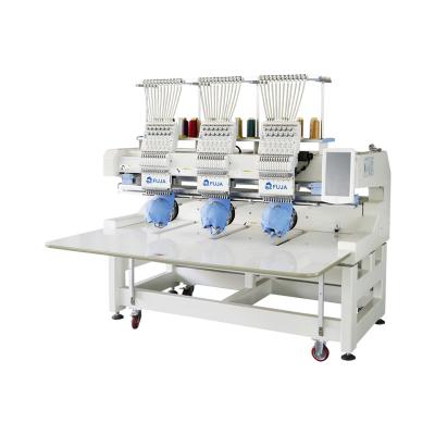 China Garment Shops FUJA Three Head High Speed ​​Computer Chinese Embroidery Machine for sale