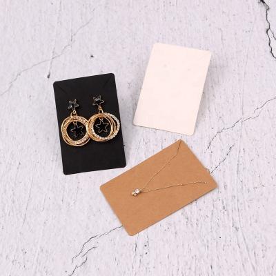 China Jewelry Custom Printed Package Necklace Earring Jewelry Display Cards Jewelry Hang Tags OPP Paper Bag for sale