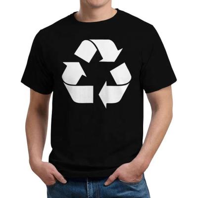 China Anti-Wrinkle Rept T-shirt Custom Printing 100% Recycled Polyester Mens Womens Sustainable Soft Eco-Friendly T-Shirts for sale