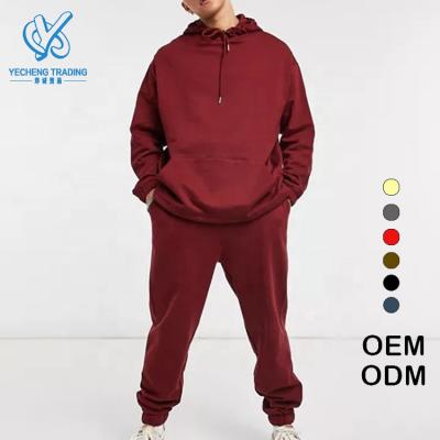 China OEM Breathable Logo Famous Brand Bulk Men Custom Sweat Cheap Men Sweatsuit Oversized Tracksuits Single Suit Printing Two Piece Sets for sale