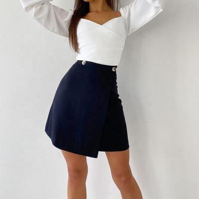 China OEM Autumn Ladies Long Skirt High Waist Office Breathable Custom Women Wrap Sexy Skirt for sale