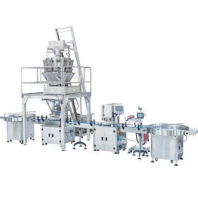 China Automatic Dry Hreb Tobacco Filling And Canning Line for Tins Cans Te koop