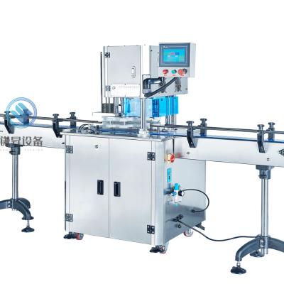 China Servo motor control aluminum tin plastic juice soda can seamer paper automatic tube sealing machine à venda