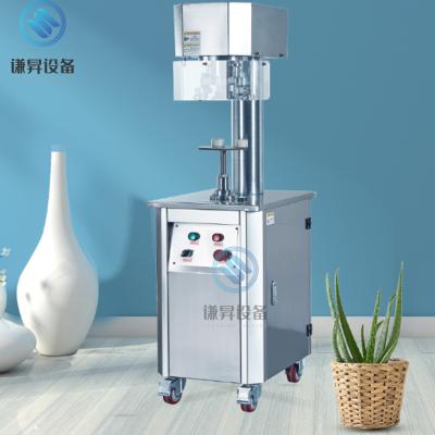 China SUNSHINE semi-automatic manual tin can vacuum nitrogen sealing machine for canned mushroom à venda