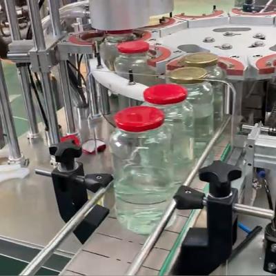 China SUNSHINE Automatic Lug Cap Vacuum Capping Machine Jar Sealing Capper Machine for sale