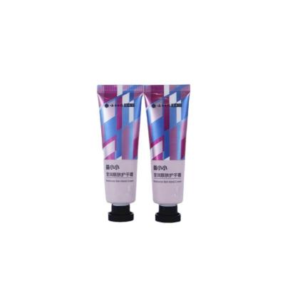 China Custom size accepted 30-180ml soft hand cream plastic tube aluminum package tube with empty cosmetic laminatied tube of d for sale