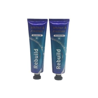 China Custom size accepted 100ml toothpaste tube aluminum plastic packaging with lid factory direct sales octagonal abl laminated toothpaste tube for sale