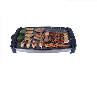 China Wholesale Size Electric Adjustable Folding Grill Household BBQ BBQ Grill With Non-stick Coating for sale