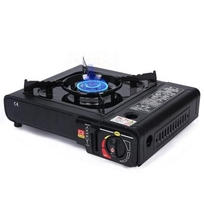 China New Outdoor Portable Camping Gas Stove Gas Stove Hotel Propane Butane Fuel Single Double Burner Single Burner With Carry Case for sale