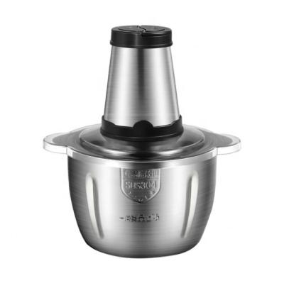 China Household Electric Food Chopper, 3 L Stainless Steel Bowl, Food Processor and Vegetable Chopper With 4 Blades for Carving, Mincing, and Puree for sale