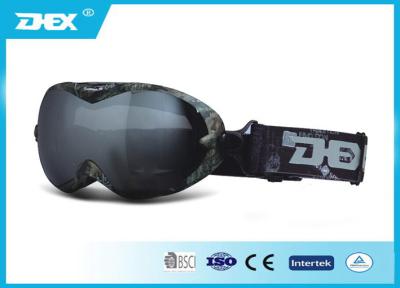 China Grey Lens With Silver Coating black Snow Ski Goggles sunglasses clearance for sale