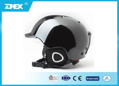 China Cascos durables del esquí de la nieve del deporte al aire libre del color doble blanco y negro para patinar en venta