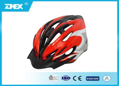 China Tricolor el deporte del EPS + de la PC protege el casco adulto de la bicicleta, compitiendo con cascos de la bici en venta