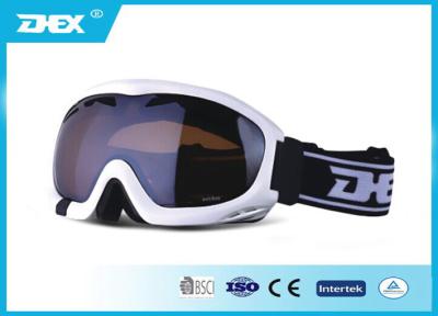 China Winter Sport Shinny White Ski Snowboard Goggles for Kids , Adult / Eye Protection Goggles for sale