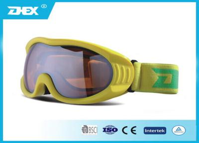 China Polvo - gafas amarillas a prueba de viento del esquí de la nieve de la snowboard de la prueba para los deportes al aire libre en venta