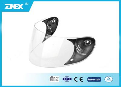 China Visera transparente antiarañazos del casco de la motocicleta con resistencia de impacto en venta