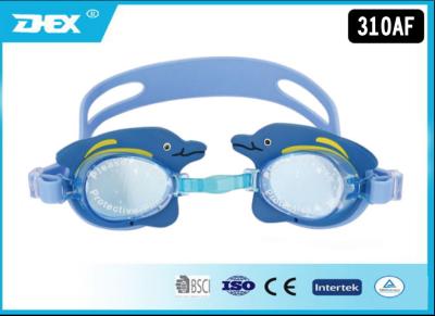 China Fashion Mirrored optical Anti fog Swimming Goggle , PC Silicone Racing Swim Goggles for sale