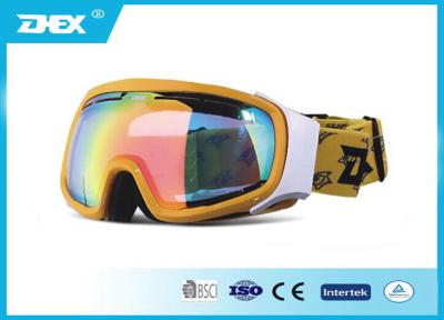 China Youth Design Coating Lens Snow Ski Goggles With Single / Multi Layer Foam for sale