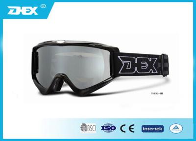 China Shinny Black Frame Over Glasses Motorcycle Goggles Anti Ultraviolet Radiation for sale