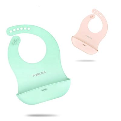 China Baby Bibs Products Waterproof Baby BPA Free Silicone Food Grade Clothes Cute Soft Silicon Copy Customized Silicone Baby Bib for sale