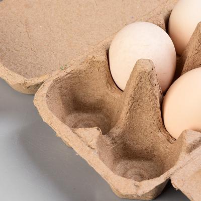 China 12/15/30 Eco-friendly Biodegradable Eco-friendly Vend Paper Egg Packaging Tray Pulp Fiber Egg Carton Tray Box for sale