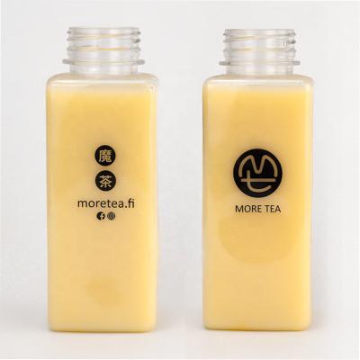 China Customized Plastic Beverage Bottles Commercial 350ml Juice Bottle for sale