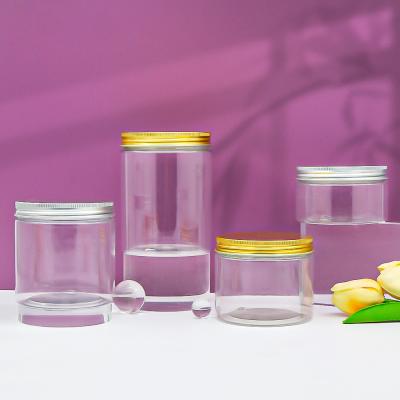 China Envases de plástico de PET transparente con boca ancha de 100 ml para cosméticos en venta