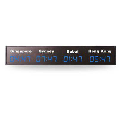 China Classes CP0405A Customizable Day Month LED Digital Day Display World Clock International Time Zone World Clock for sale