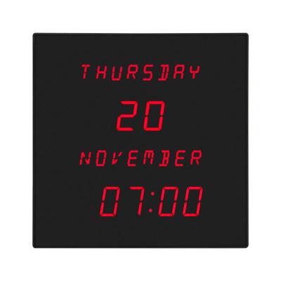 China Class CP0404A Large Digital LED Desktop Display Date Wall Calendar Display Clock for sale