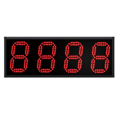 China Easy Operation Custom Programmable Digital Temperature Show LED Gas Station Gasoline Price Display for sale