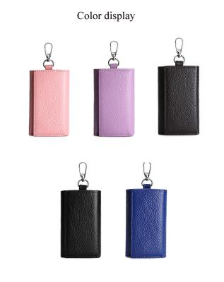 China Fashion/High Quality/Durable Custom Made Genuine Leather Wallet Holder Chained Key Leather Wallet for sale