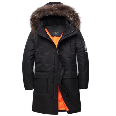 China Breathable Customize Mens Womens Down Jacket Winter Warm Slim Medium Long Coat Men's Unisex OEM OEM Clothing for sale