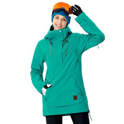 China Custom logo winter high quality women's snowboarding ski jackets breathable ski suit for women for sale