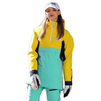 China Custom Made Windproof Waterproof Breathable Warm Quick Dry Women Ski Suit Snowboarding Ski Jacket for sale