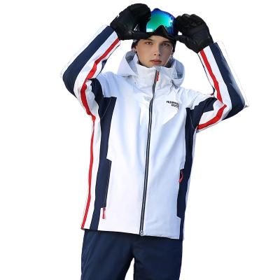 China Custom Made Winter Skiing Skiing Suit Men Waterproof Windproof Jacket Mens Breathable for sale