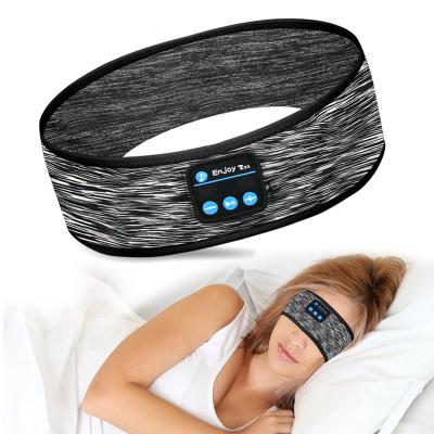 China Breathable Breathable Stretch Fabric Sweat Absorbent Music Playing BT Sports Wireless Headband for sale